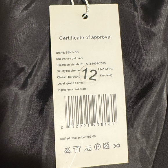 Beninos Men's Casual Blazer Suit Jacket Sport Coat one button, M, NWT - Picture 6 of 10